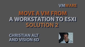 VMware ● Move a VM from Workstation to esxi ● Using  Standalone Converter