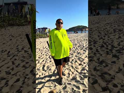 Policiamento na praia 👮‍♂️