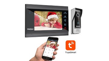 Tuyasmart APP connection for TMEZON WiFi IP intercom system  MZ IP V739B videodoorphone