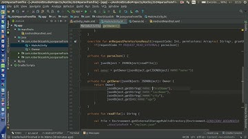 Android Kotlin Usage Tutorial #083 - JSON,parse from file