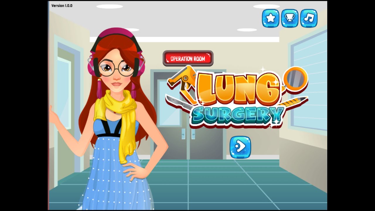 Lung Surgery Game Walkthrough Review 