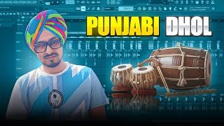 How to Make Punjabi Dhol Bhangra (Hip Hop) Beat in FL Studio - Mani Singx