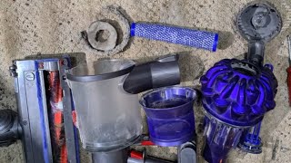 Dyson v6 filter and cyclone cleaning guide, pulsing dyson repair