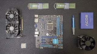 i7 3770 + GTX 1050 low Budget Gaming pc Build - YouTube