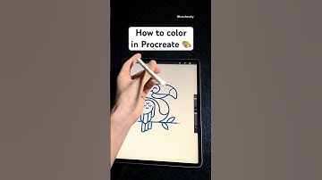 How to color right in Procreate 🎨😳 #procreate #animation