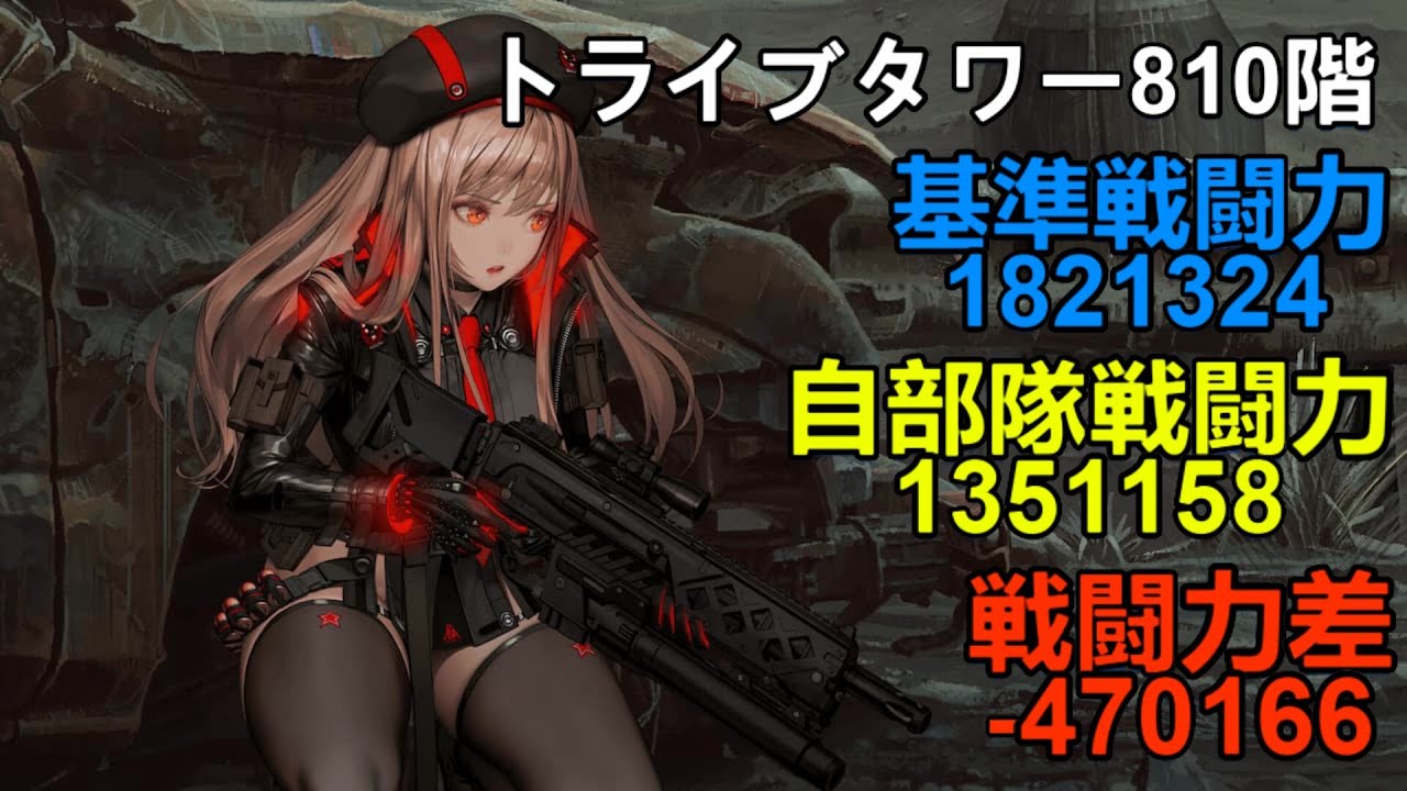 メガニケ】トライブタワー810階 無課金【勝利の女神NIKKE】 - YouTube