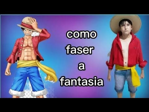 Fantasia Luffy One Piece Infantil