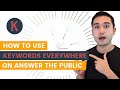 How To Find Search Volumes in AnswerThePublic with Keywords Everywhere