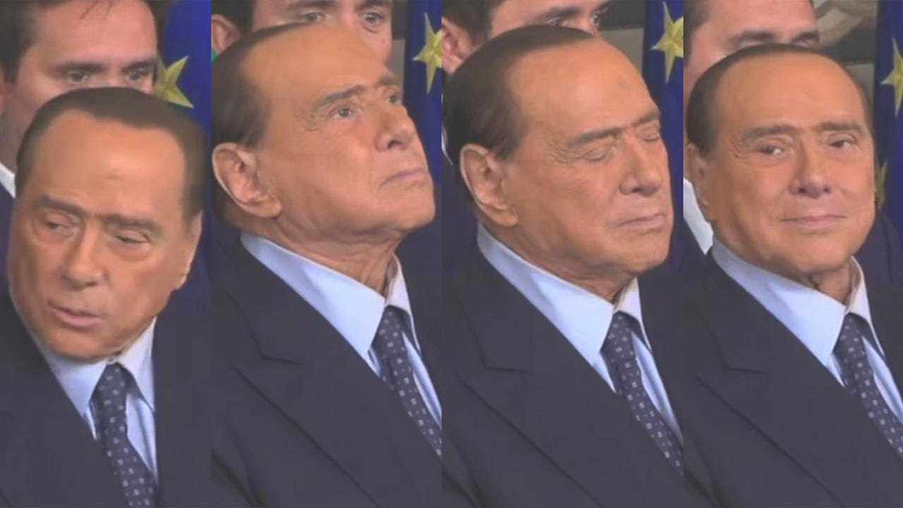 Berlusconi al Quirinale: tutti i gesti e le smorfie durante l'intervento di Giorgia Meloni