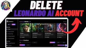 How To Delete Leonardo AI Account - IN 2 MINUTES