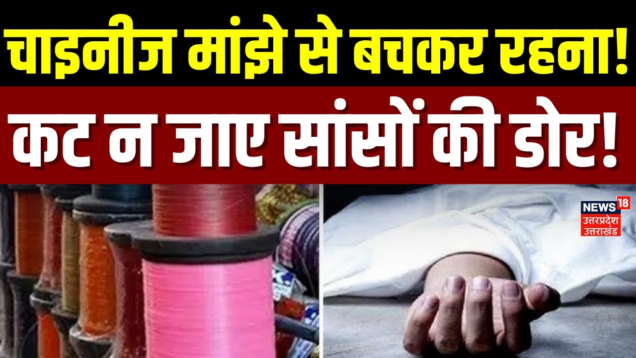 Chinese Manja Accident: Makar Sankranti पर चाइनीज मांझे ने ली कई जानें | Viral Video | UP News