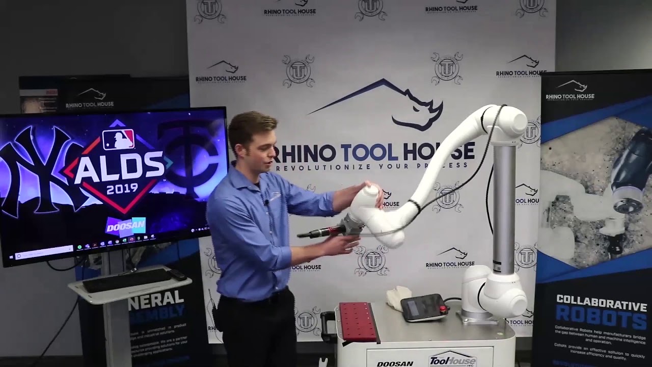 Doosan Robotics Live Demonstration #2 - By Rhino Tool House - YouTube