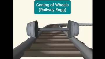 CONING OF WHEELS, TILTING OF RAILS, TURNOUTS || RAILWAY ENGG