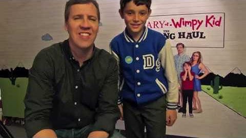 Jeff Kinney chats with Diary of a Wimpy Kid superfan Diego