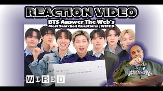 BTS (방탄소년단) Web's Most Searched Questions | WIRED: Reaction by DJ/Producer Frankie Biggz