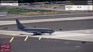 CNV4537 | Rare US Navy C-40 Clipper Departs KRNO