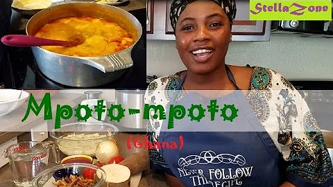 How to prepare Ghana Mpoto-mpoto | Asaro | Yam Por...