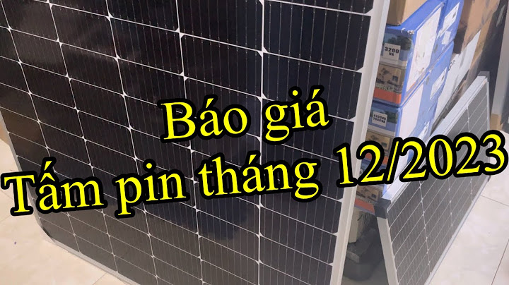 Một tấm pin năng lượng mặt trời bao nhiêu tiền