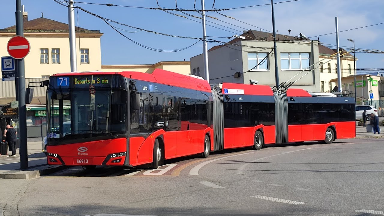 Škoda-Solaris Trollino 24 • #6913 • DPB | MHD Bratislava