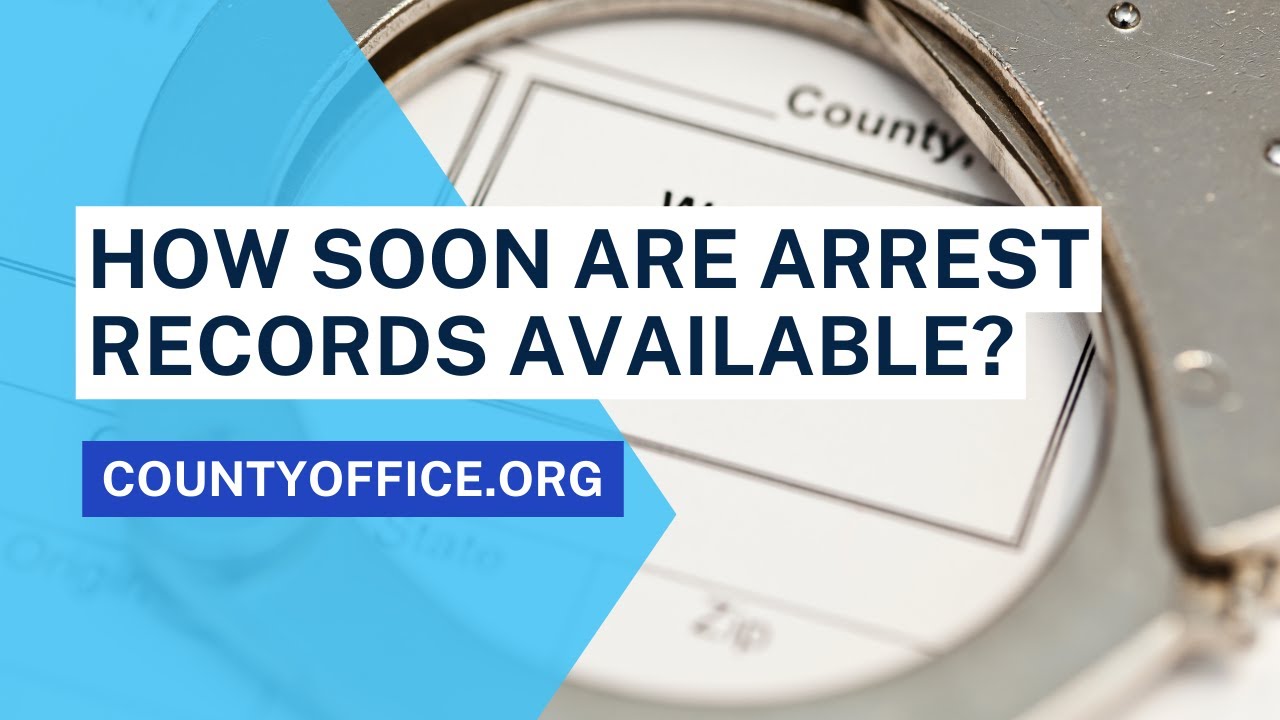 How Soon Are Arrest Records Available CountyOffice YouTube How Soon Are Arrest Records Available CountyOffice YouTube
