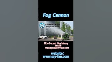 Can Fog Cannons Be Tailored for Specific Odour Control Needs? #decent #zibo #innovation #scy