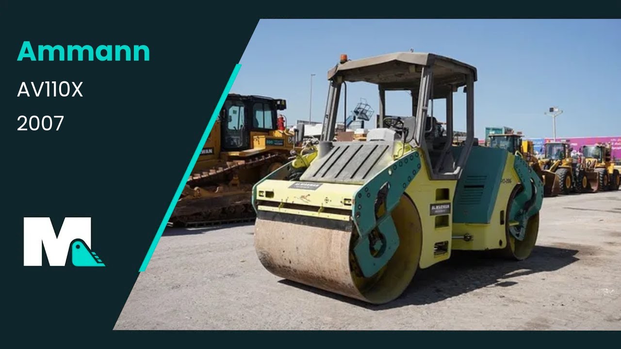 Ammann AV110X Double Drum Roller | 2007