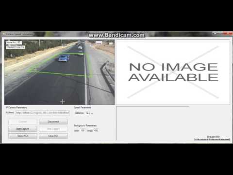 Vehicle Speed Estimation and tracking