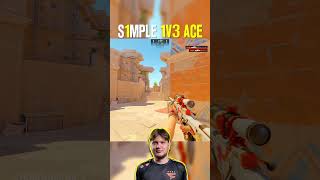 s1mple PRIME is BACK INSANE 1v3 Ace Clutch 😳