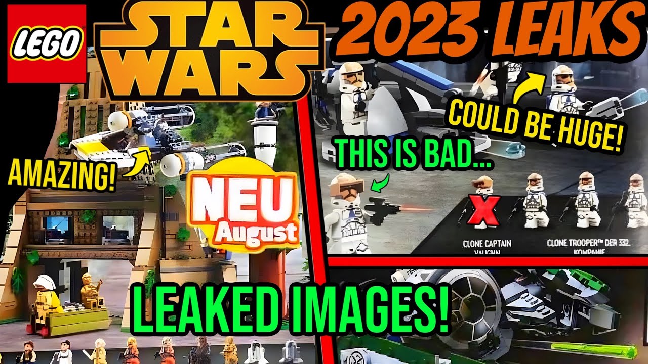 NEW Lego 2023 Star Wars SUMMER LEAKS: Swamp Speeder, Yavin 4