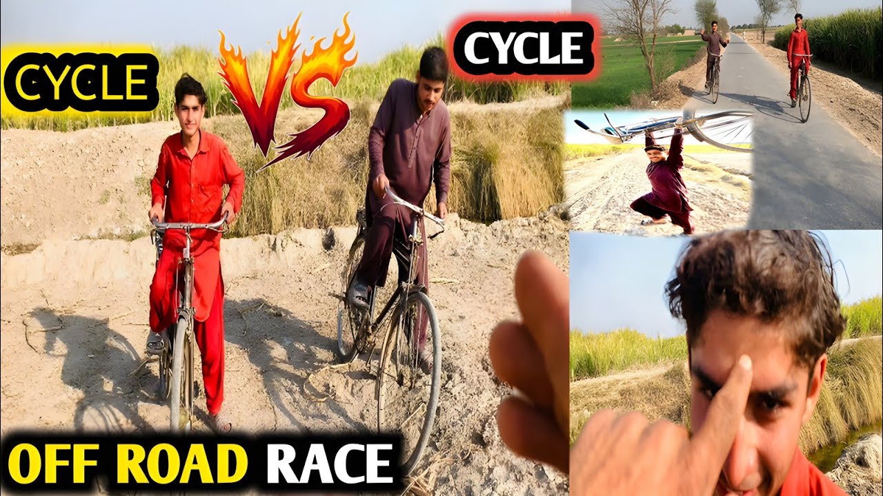 Cycle vs cycle😨 off roading race 😱 Pakistan ke dangerous race😡