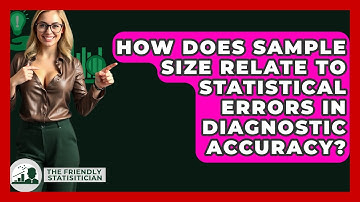 How Does Sample Size Relate To Statistical Errors In Diagnostic Accuracy?