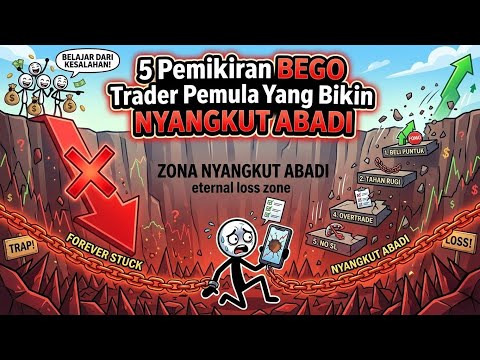 5 Pemikiran BEGO Trader Pemula Yang Bikin NYANGKUT ABADI