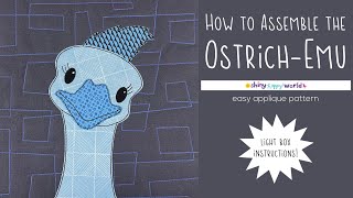 How to Assemble the Ostrich/Emu Block Using a Light Box by Wendi Gratz 173 views 6 months ago 5 minutes, 35 seconds