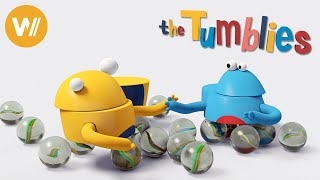 Tumblies - Discovering the world with cartoons: Marbles, Tv and Swimming | Ep. 22