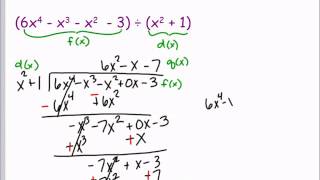 Notes 2 3   Polynomial and Synthetic Division