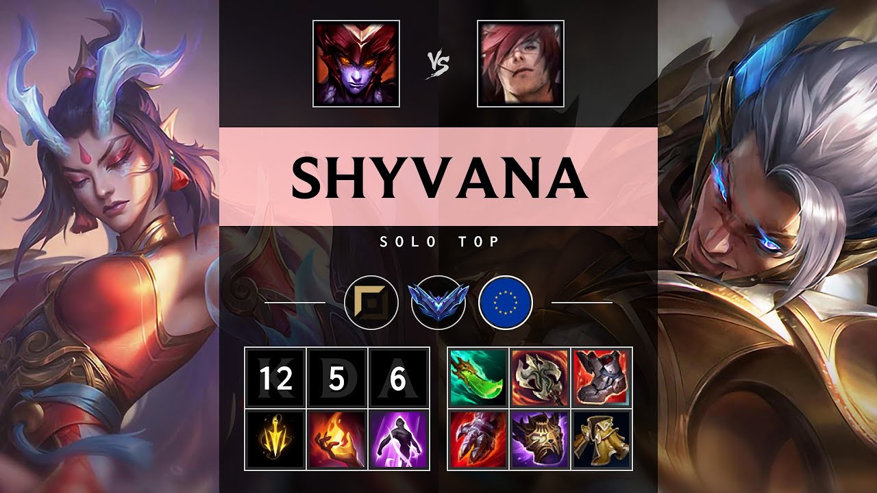 Shyvana Top vs Sett - EUW Diamond Patch 25.16