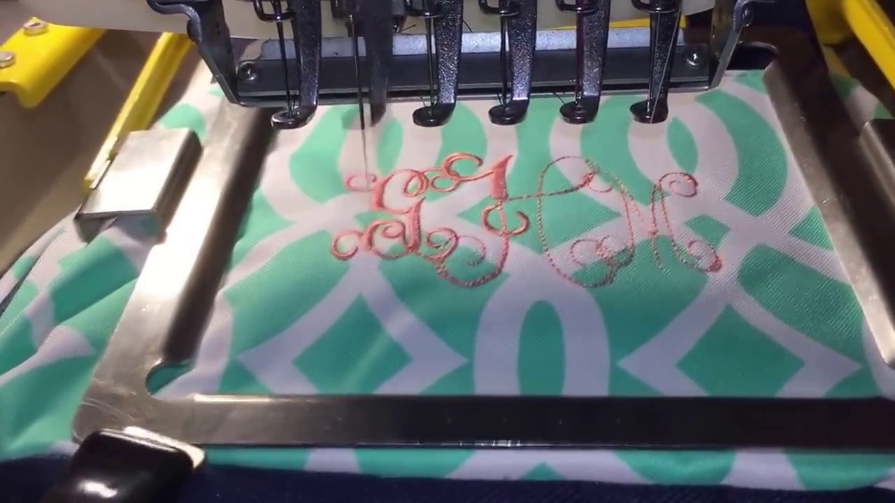 Vine print Aqua lunch tote