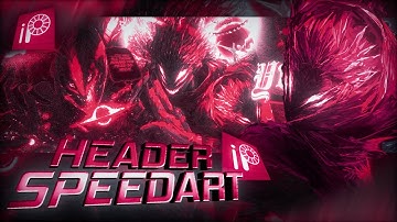 How I made this *INSANE* Anime header | Speed art