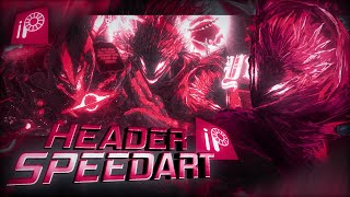 How I made this *INSANE* Anime header | Speed art