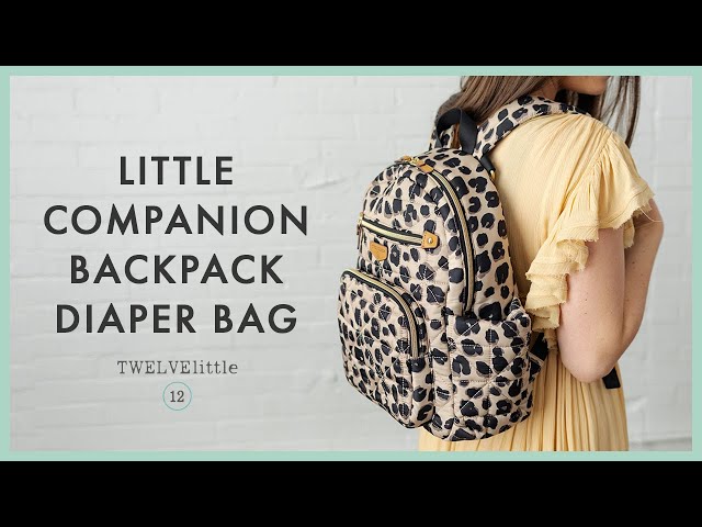 TWELVElittle Companion Diaper Bag Backpack - Leopard Print