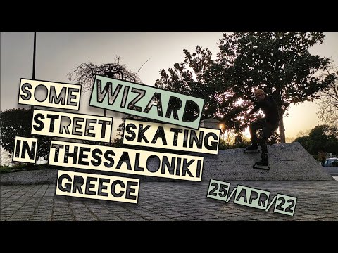 Street wizard skating in Thessaloniki, Greece!