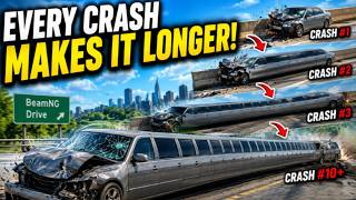 The Car Gets Longer After Every Crash… (BeamNG Drive)