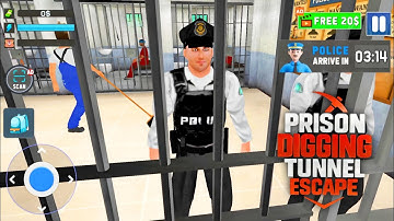 Prison Digging Tunnel Escape - Full Gameplay (Android)