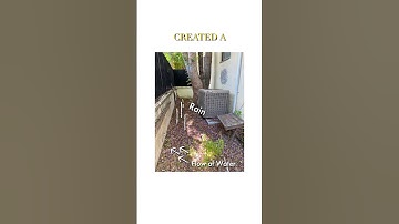 Solving a Water Drainage Problem in the Side Yard #landscapedesign #backyard #water #construction