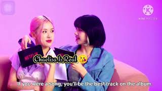 Chaelisa Is Real 😘 (Blackpink) 201025  So Sweet 💜💛😍🤧