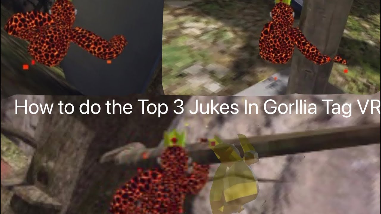 3 Best Gorilla Tag Jukes! (3rd person) YouTube