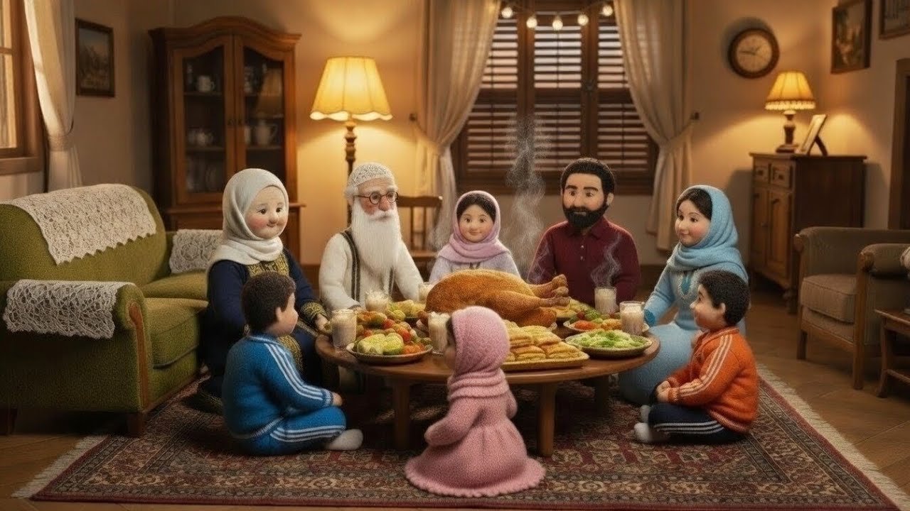 أول يوم رمضان زمان  في بيت ماما كريمة.. ريحة زمان ولمة العيلة اللي ترد الروح ❤️🌙 (الأكثر دفئاً)