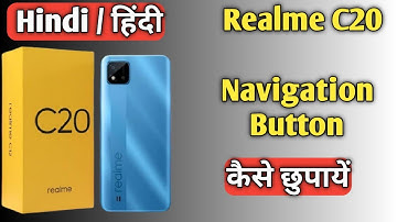 How To Hide Navigation button in Realme C20 | Realme C20 Swipe Gesture कैसे करें | AksTech4u