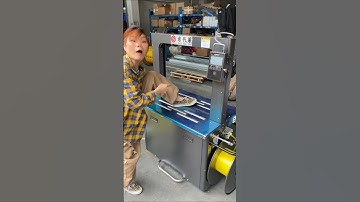 Best strapping machine with new technology #packagingtools #factory #strappingtool #strappingmachine