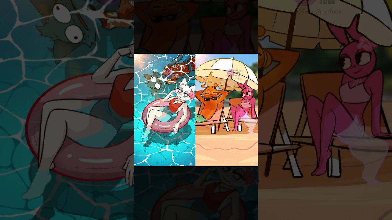 Macarena animation trend 🥥 | Pinki and Wenda #sprunki